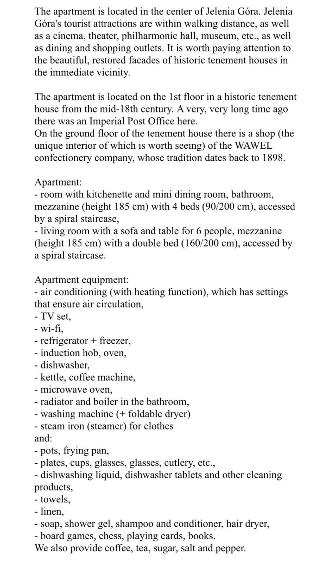Jelonka Apartment