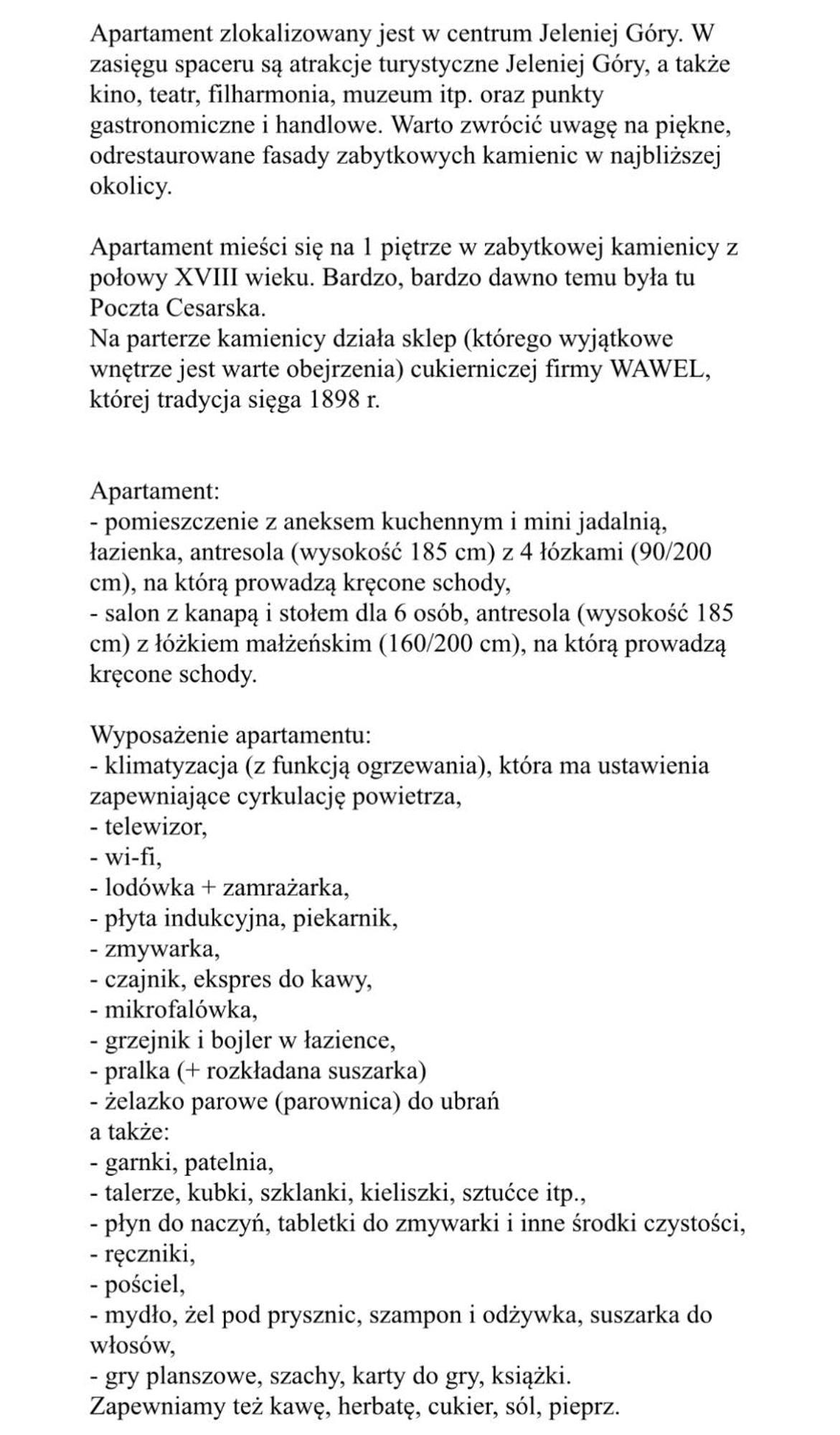 Jelonka Apartment
